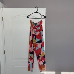 Vibrant Abstract Women's Jumpsuit